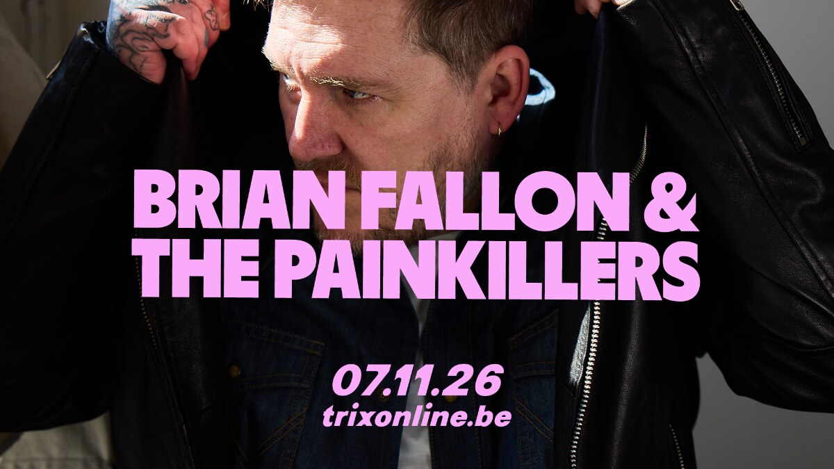 Brian Fallon & The Painkillers spelen op zaterdag 7 november 2026 in Trix