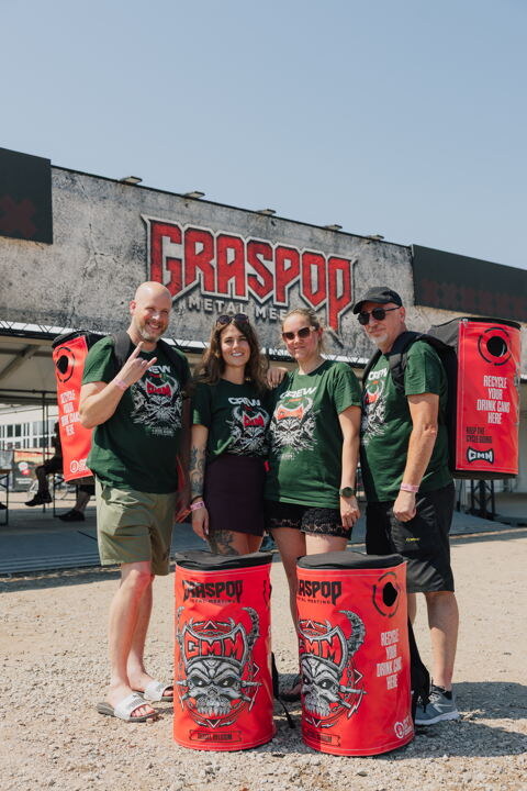 Every Can Counts leert metalheads recycleren op Graspop Metal Meeting
