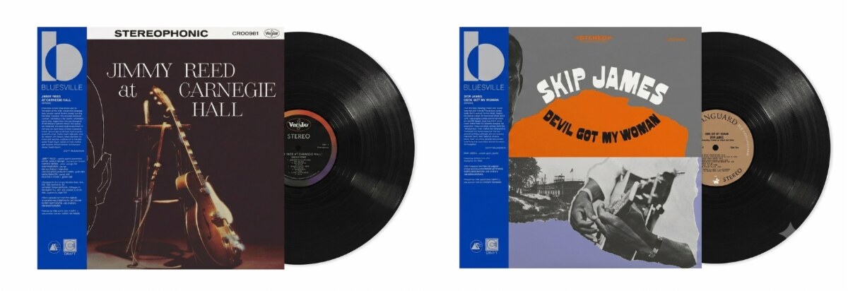Craft Recordings and Bluesville Records announce reissues of peerless albums from blues legends Jimmy Reed and Skip James.