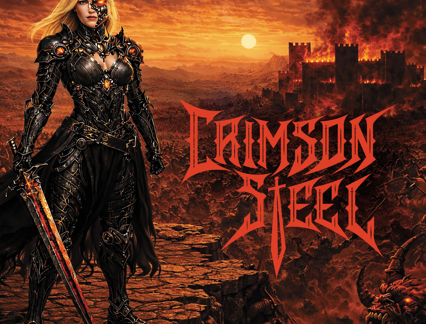 Crimson Steel Release New Single "Dark Rider" from Upcoming Album Show No Fear