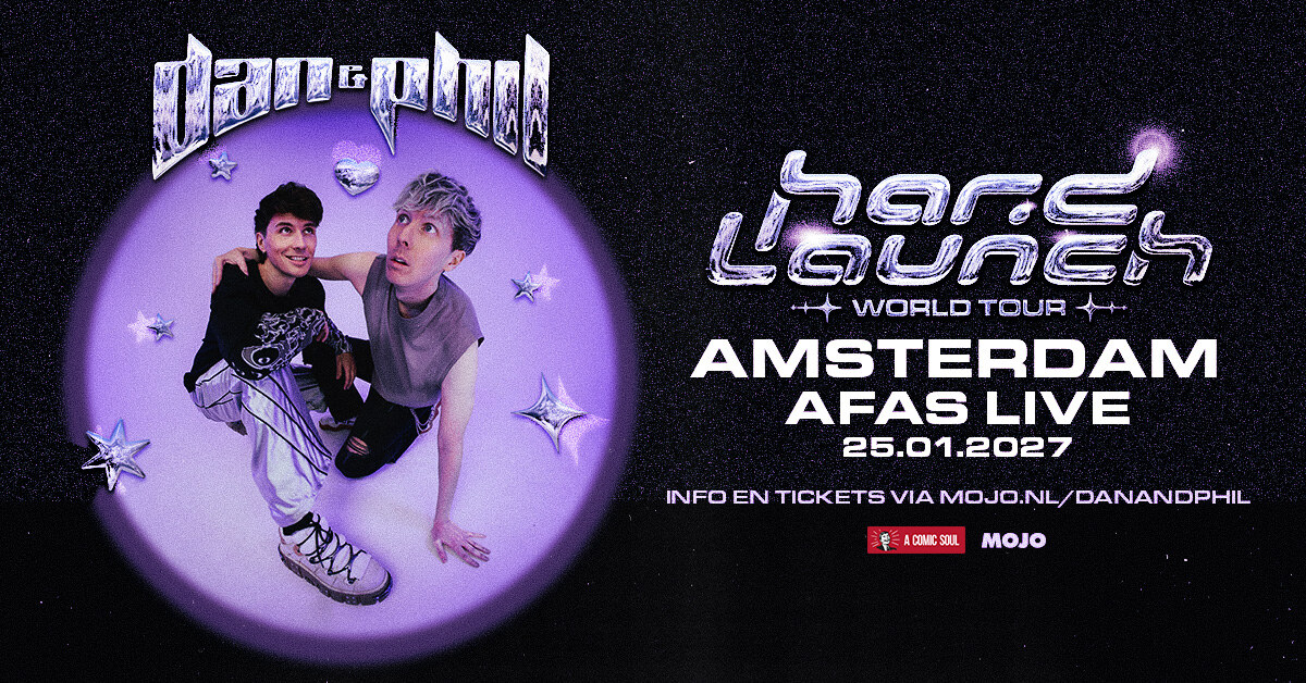Dan & Phil komen op 25 januari 2027 naar AFAS Live