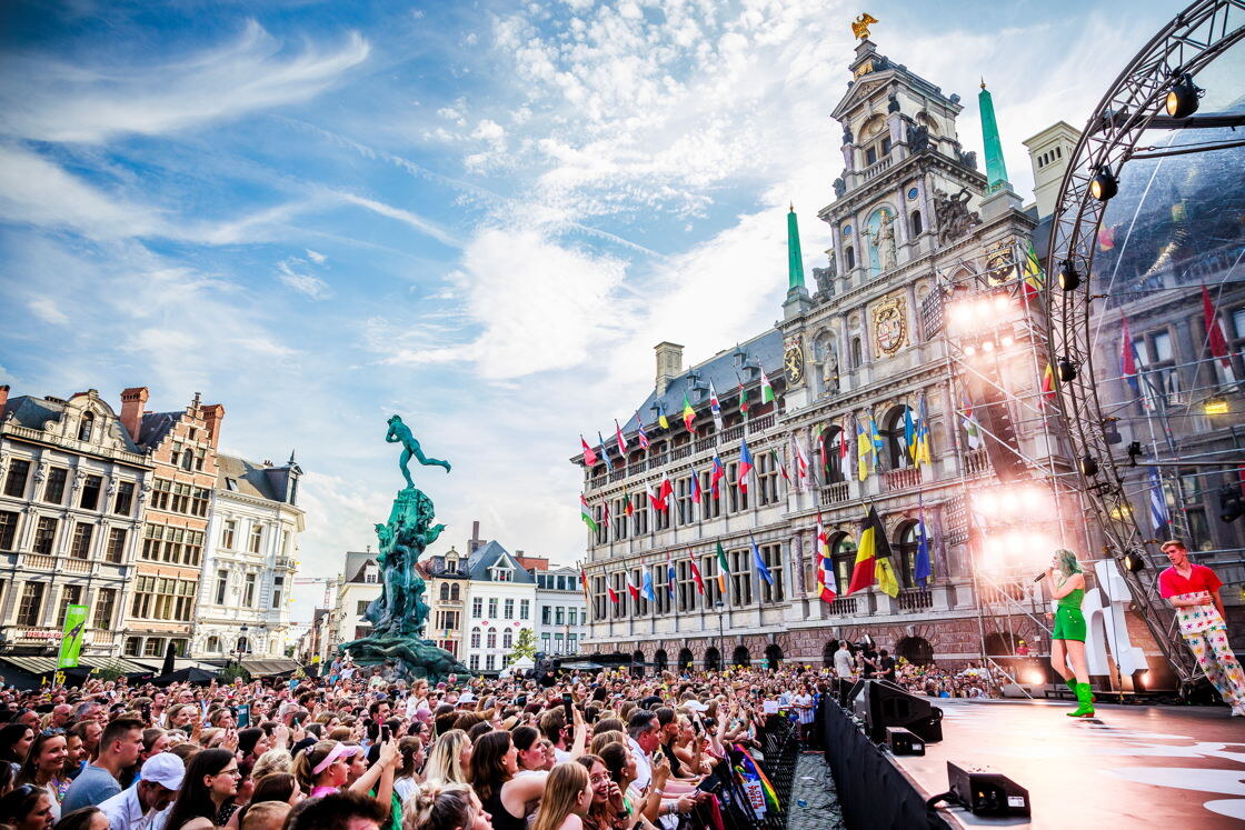 Vlaanderen Feest! op zaterdag 11 juli: gratis optredens op Grote Markt