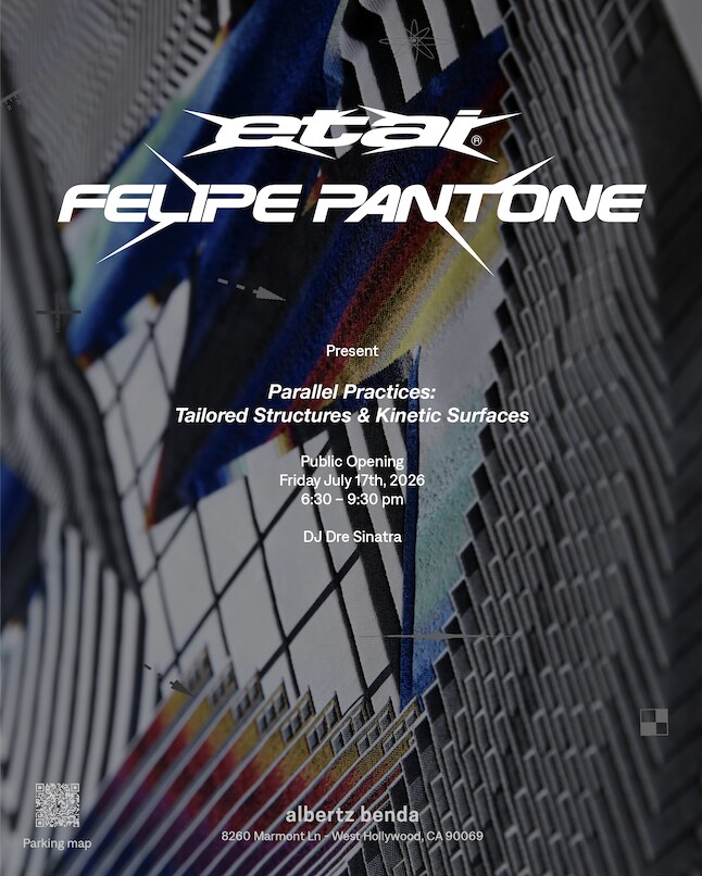 landmark exhibition uniting Felipe Pantone and ETAI for the very first time.