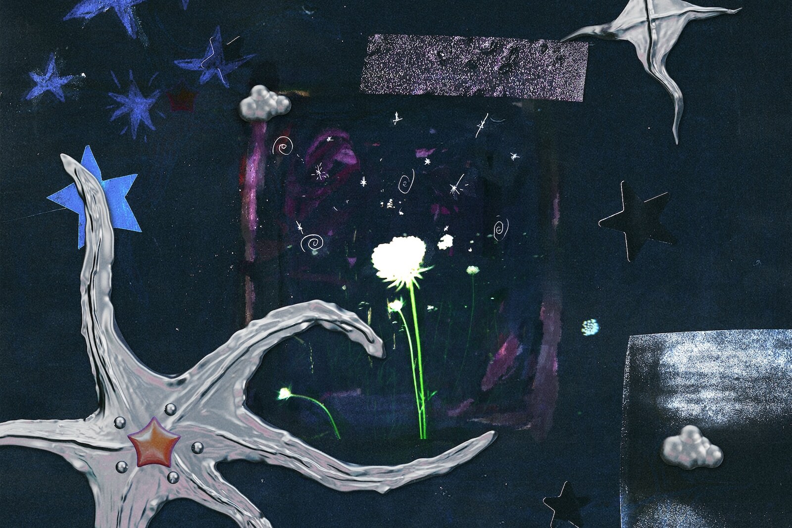 Cosmopaark ft. Tapeworms (shoegaze, glitchy pop) share new single 'Shooting Star'