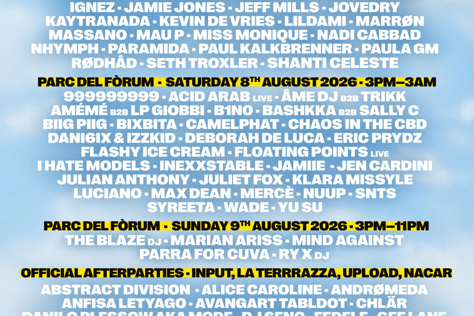 The Best of Barcelona - Brunch Electronik Festival returns for a 3-day celebration of electronic music at Parc del Forum, 7th-9th August