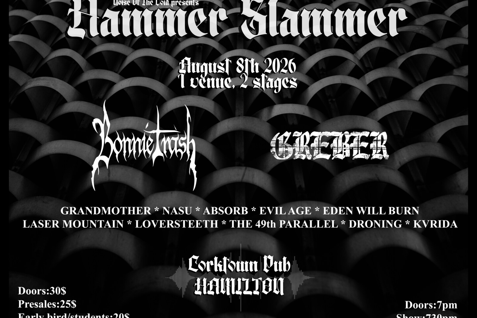 Noise of the Void announces Hammer Slammer  Festival