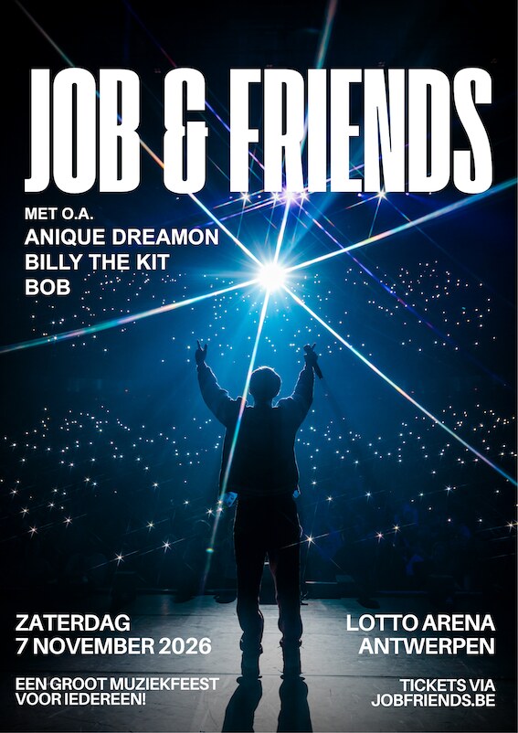 Internetsensatie JOB dropt eerste 'Friends' voor show in Lotto Arena