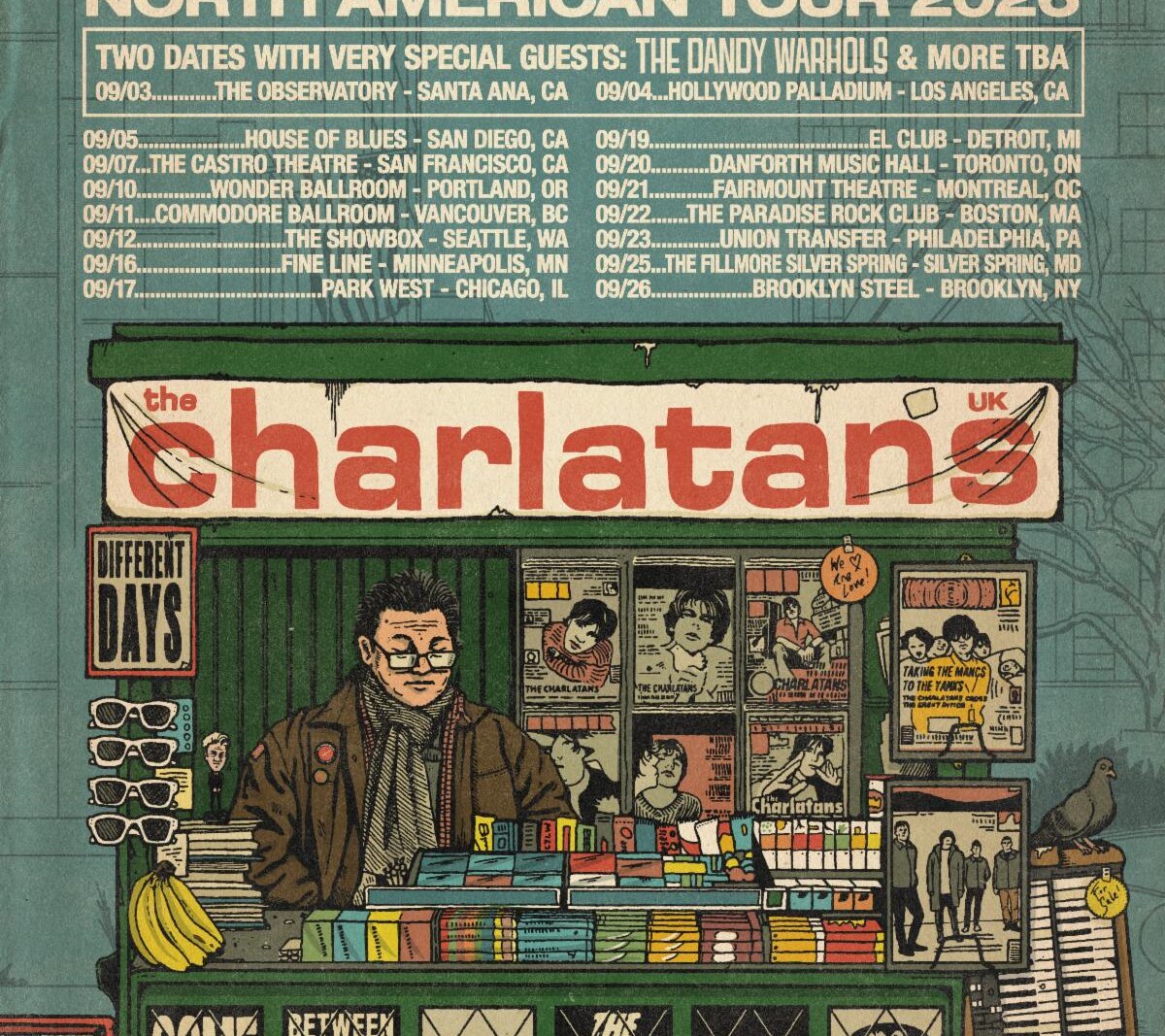 Charlatans UK Share New Remix; North American Headline Tour Begins Sept 3