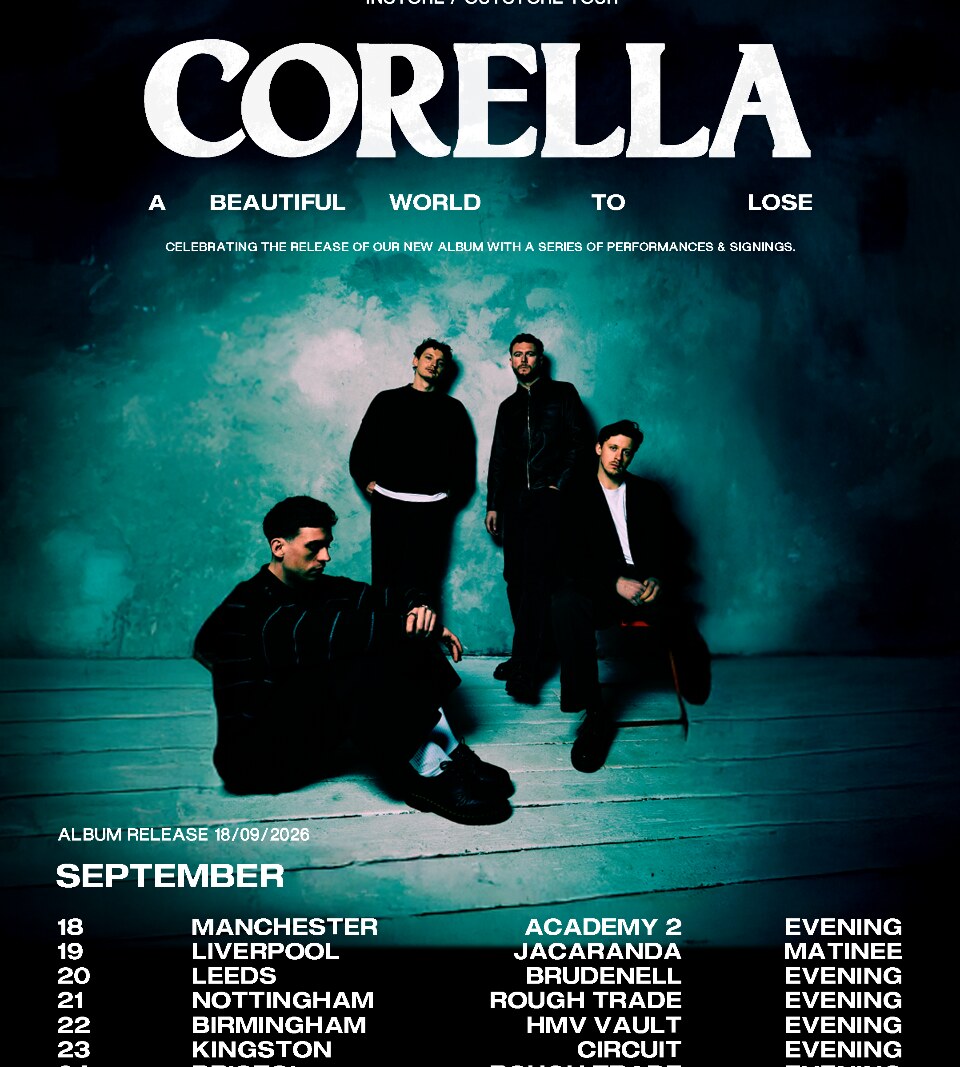 Corella release new single 'Thunder Strike' & announce live dates