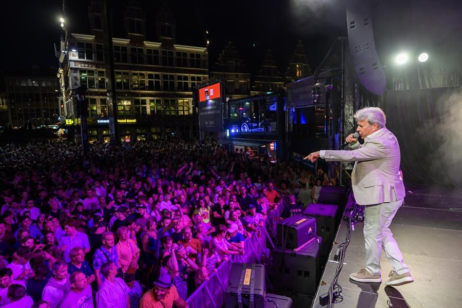 Gentse Feesten sloten Korenmarkt af voor Garry Hagger