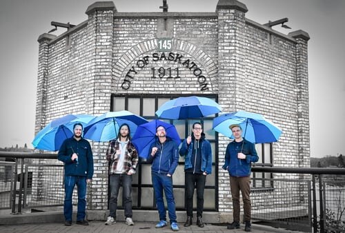 Blue Umbrella Releases Debut Album 'Recklessly Yours,' The Saskatchewan Folk Rock Supergroup 30 Years in the Making
