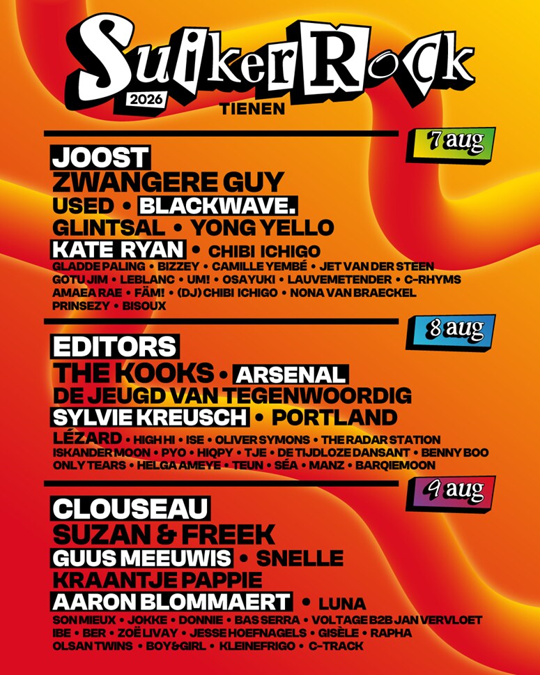 Aftellen naar Suikerrock kan beginnen