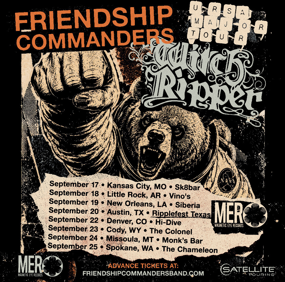 Witch Ripper &  Friendship Commanders  announce "Ursa Major" Tour 2026