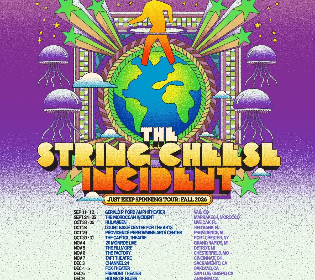 The String Cheese Incident announces Just Keep Spinning Fall Tour