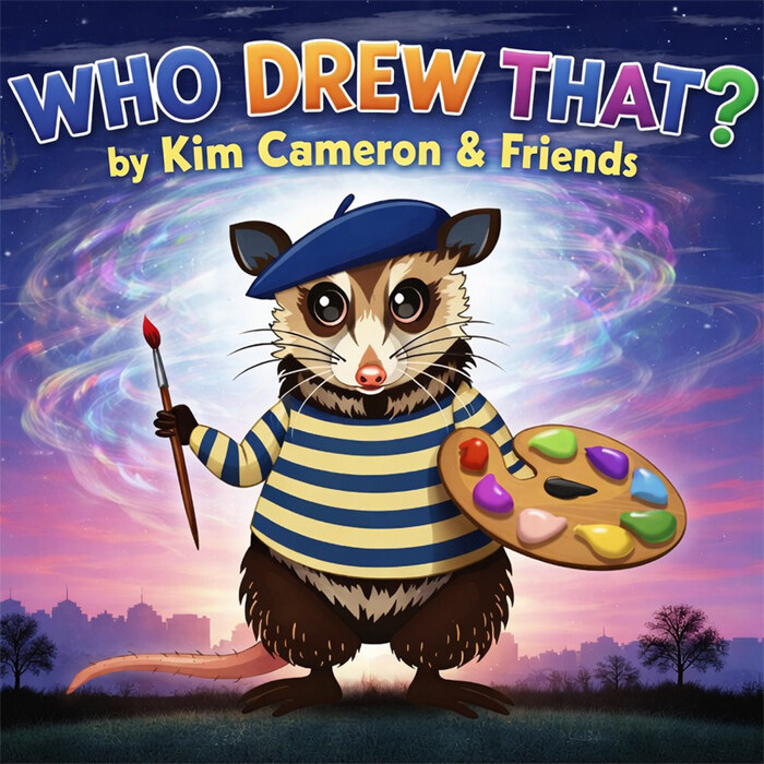 Billboard-Charting Kim Cameron Releases "Who Drew That?- Family Album Celebrates Legendary Visual Artists