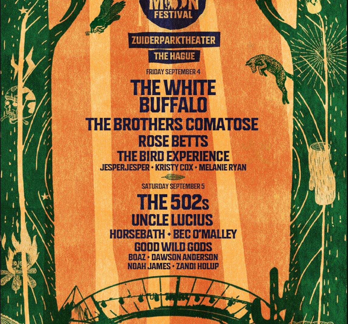 Tijdschema Once In A Blue Moon festival bekend met nieuwe namen HORSEBATH en Boaz