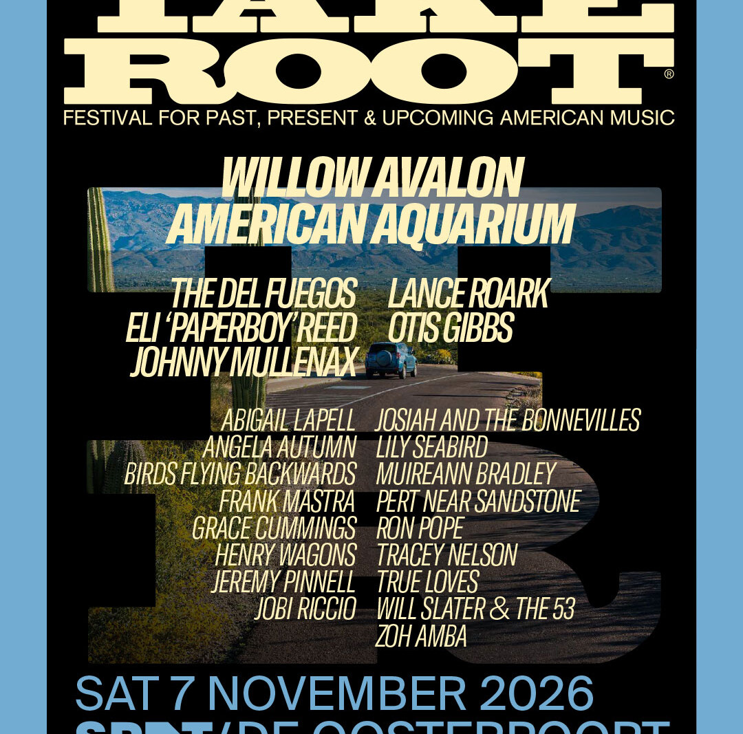 Johnny Mullenax completeert line-up americanafestival TakeRoot op 7 november in Groningen