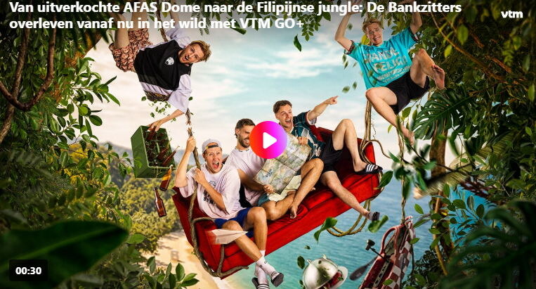 Van uitverkochte AFAS Dome naar de Filipijnse jungle: De Bankzitters overleven vanaf nu in het wild met VTM GO+