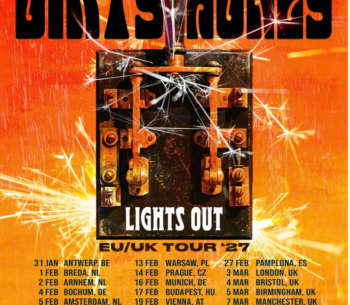 Dirty Honey Announce 2027 Europe & UK Headline Tour