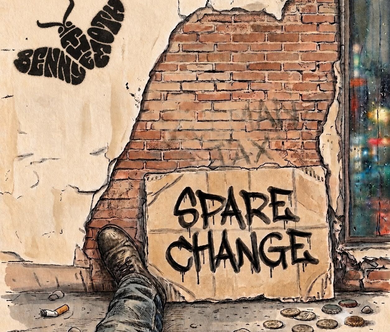 Benny the Moth are now back with ‘Spare Change’.