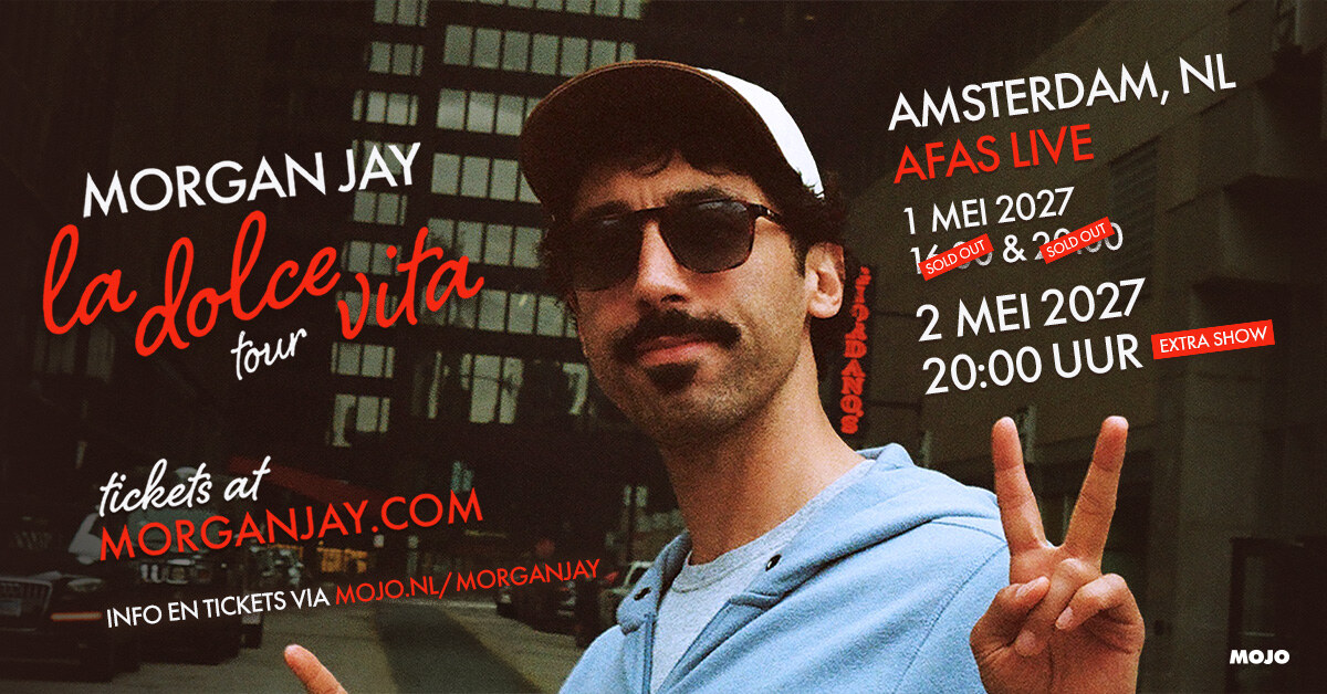 Morgan Jay komt met derde show naar AFAS Live