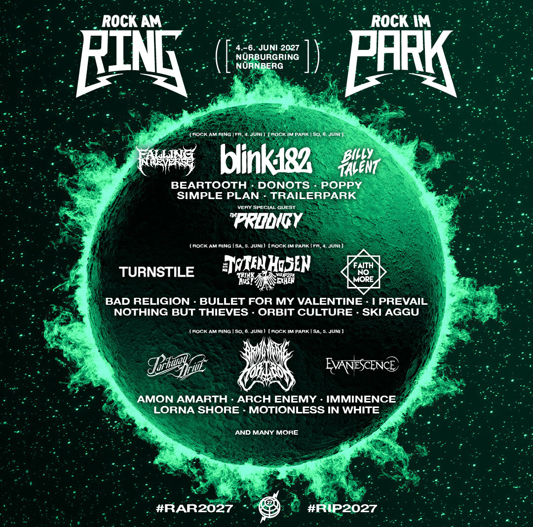 Rock am Ring kondigt 25 nieuwe bands aan voor editie 2027