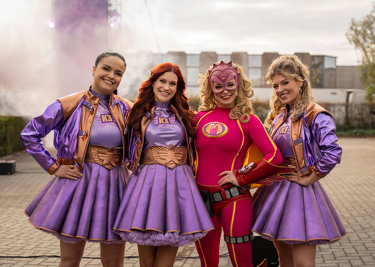 Klaasje opnieuw bij K3 én Mega Mindy als special guest tijdens Superheldenshow!