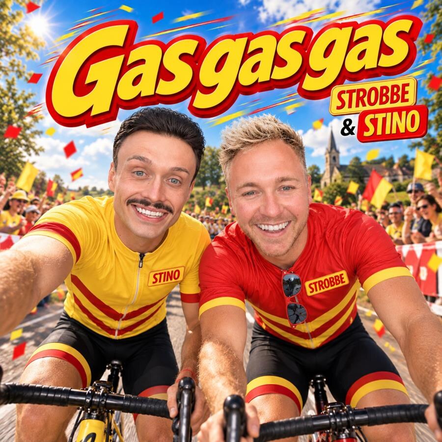 Feestduo Strobbe & Stino trappen elk feest op gang met nieuwe single 'Gas Gas Gas'!