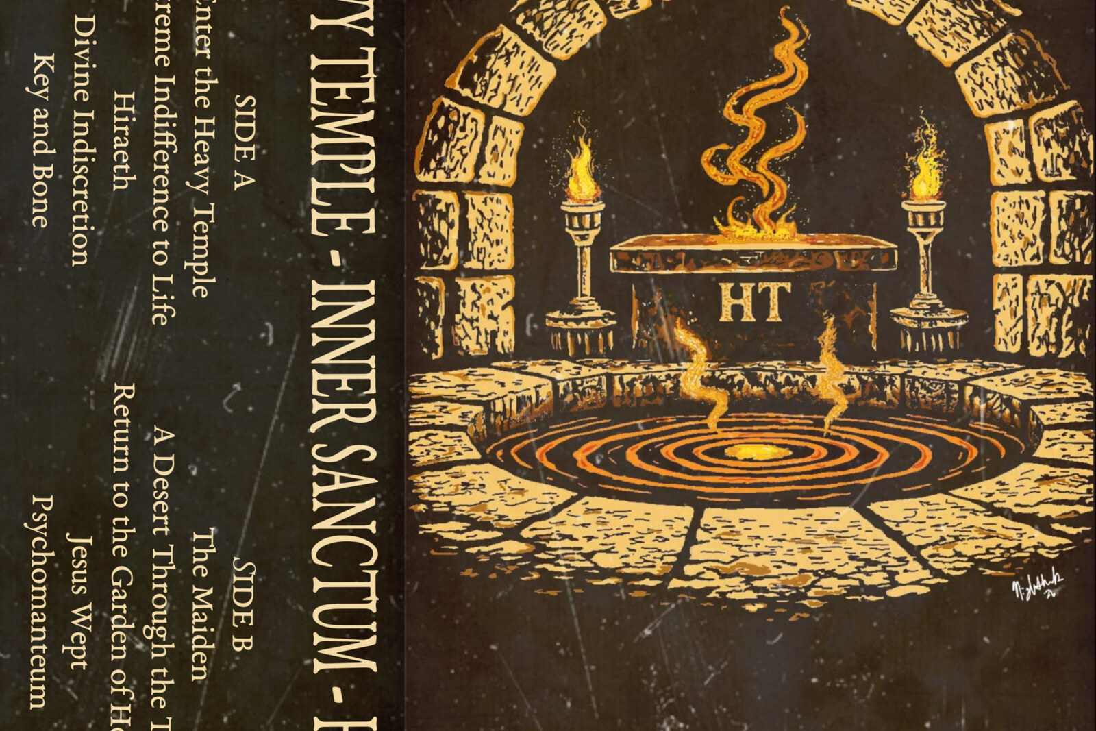 Heavy Temple release new digital live album "Live from the Inner Sanctum" today