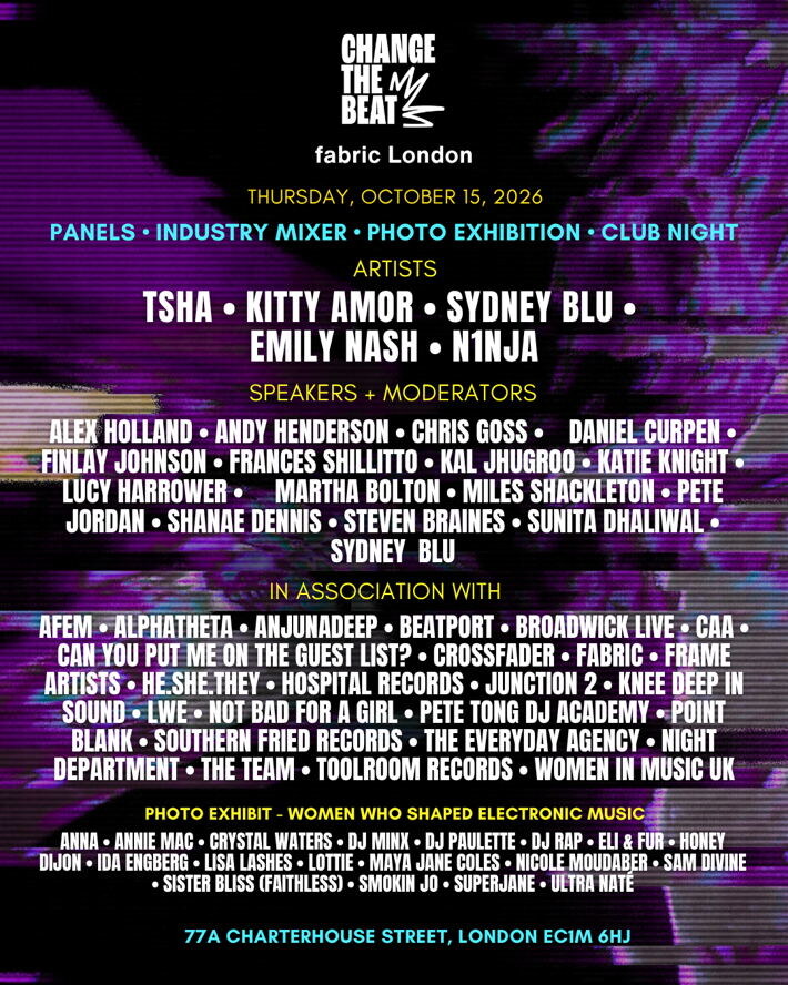 Change the Beat Makes London Debut at fabric With 40+ Music Industry Figures & Brands Across Panels, Networking, Exhibition & Club Night