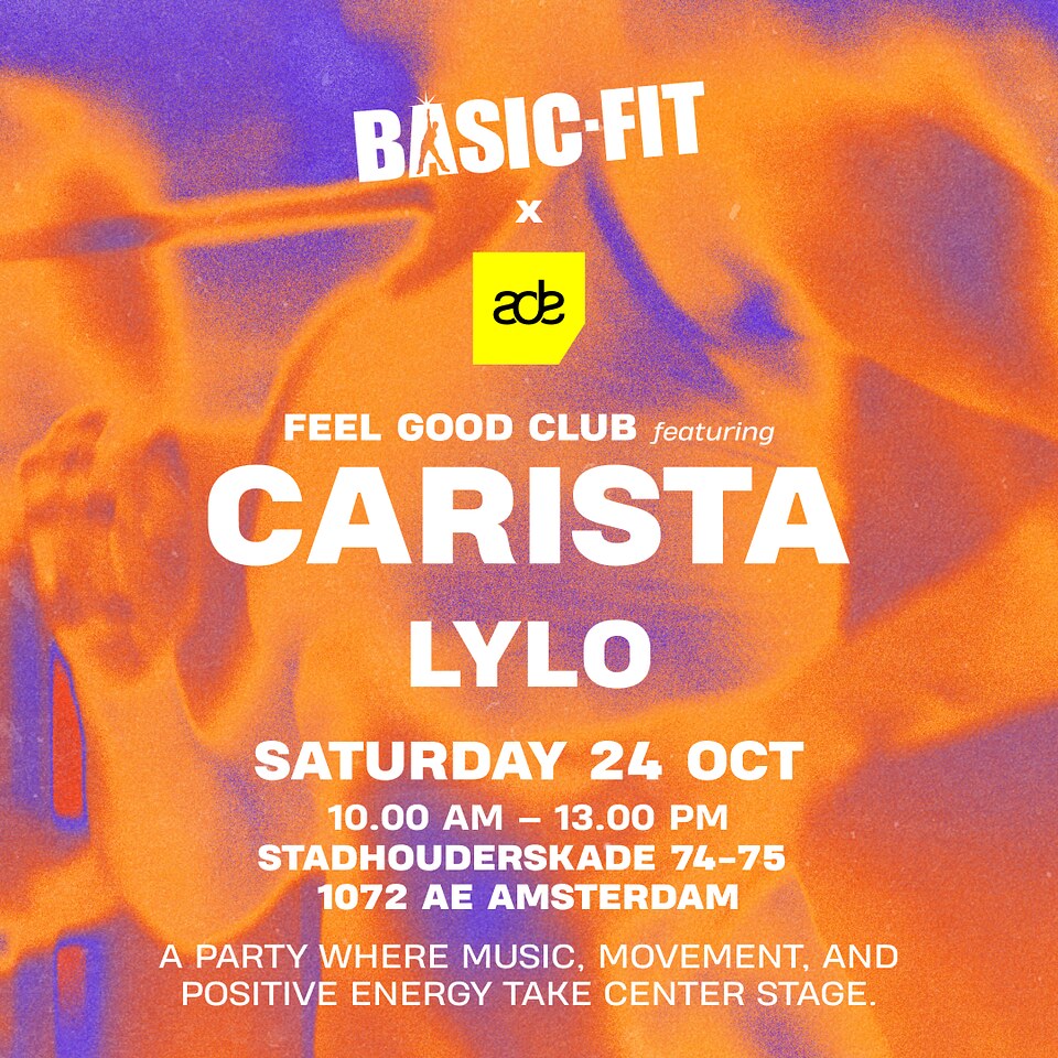 Basic-Fit x ADE: local DJs take over the gym floor, LYLO joins CARISTA