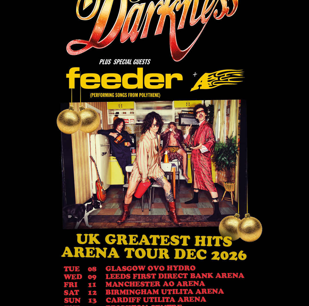The Darkness announce Feeder as special guests for UK arena tour