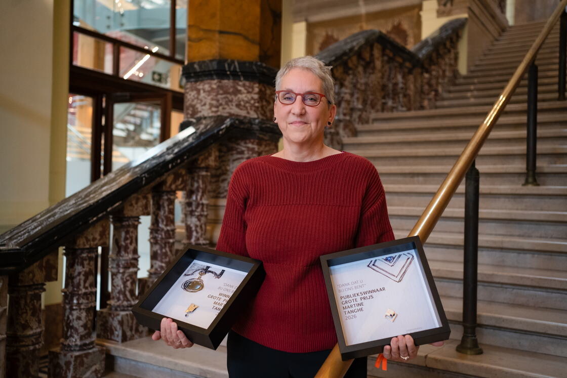 Kristien Bonneure wint Grote Prijs Martine Tanghe bij jury én publiek