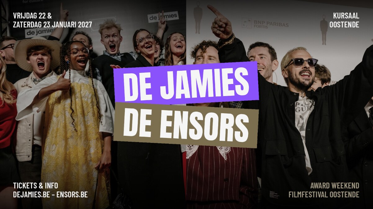 Feestelijk Award Weekend in het vernieuwde Kursaal: De Jamies en De Ensors sluiten Filmfestival Oostende af, tickets nu te koop