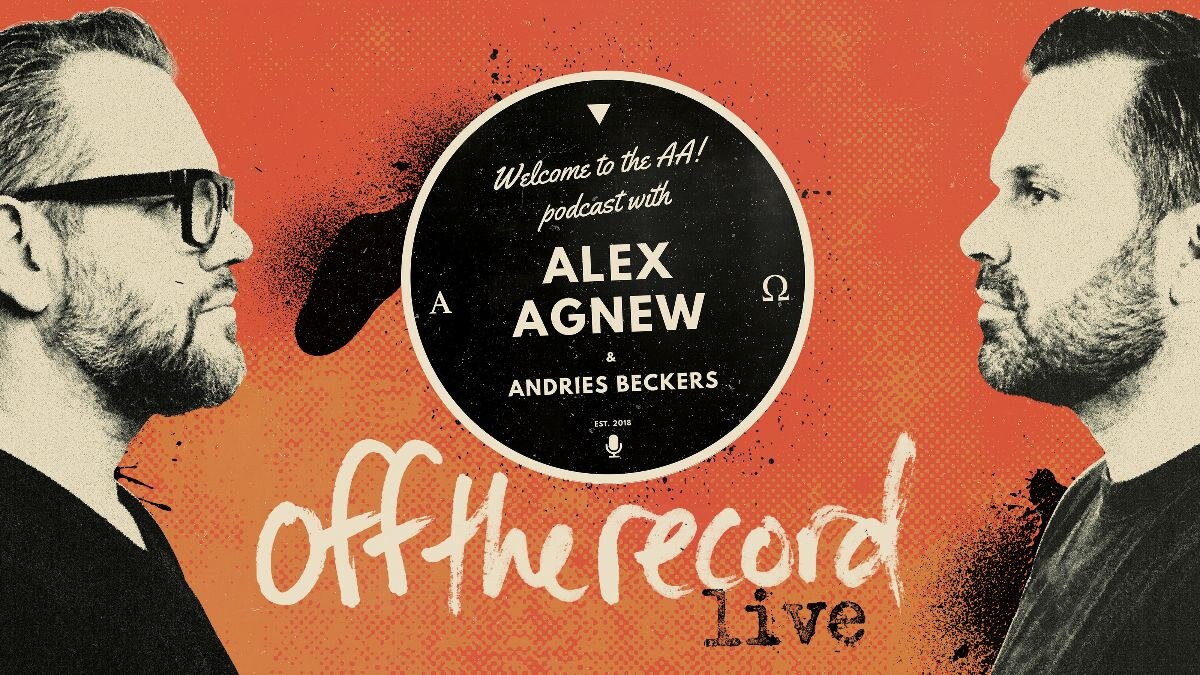 Alex Agnew en Andries Beckers gaan Off The Record in nieuwe liveshows van Welcome To The AA