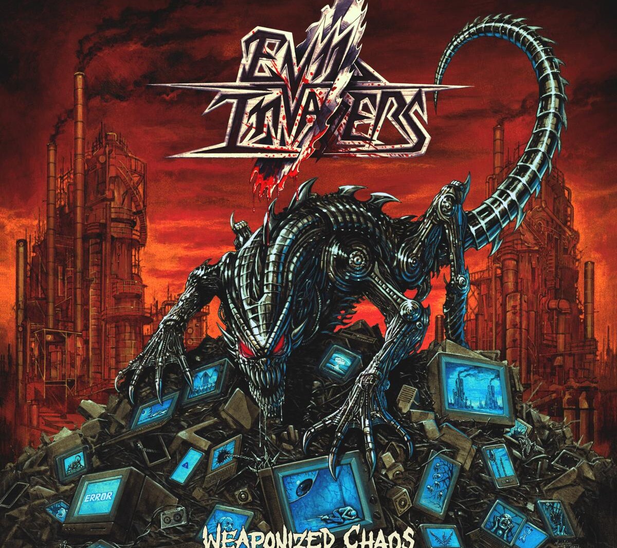 Evil Invaders Announce New Album, "Weaponized Chaos", Out February 19, 2027!