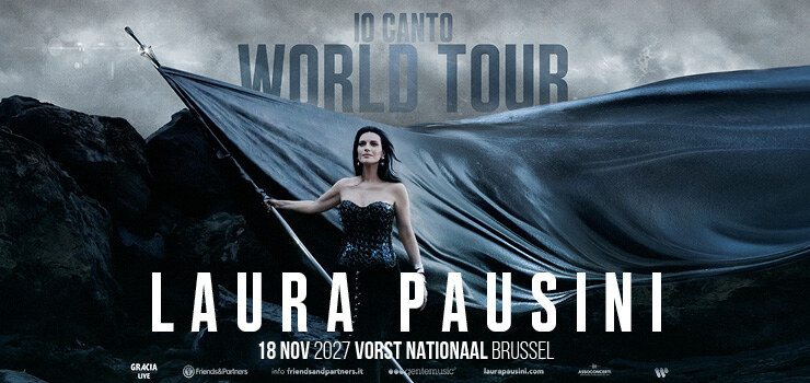 Laura Pausini keert op 18 november 2027 terug naar Vorst Nationaal in Brussel !