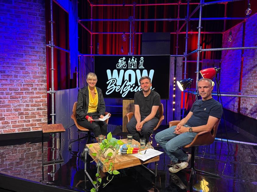 Angela Dansby ontvangt Wim Ballieu en Stijn Ilsen in podcast Wow Belgium