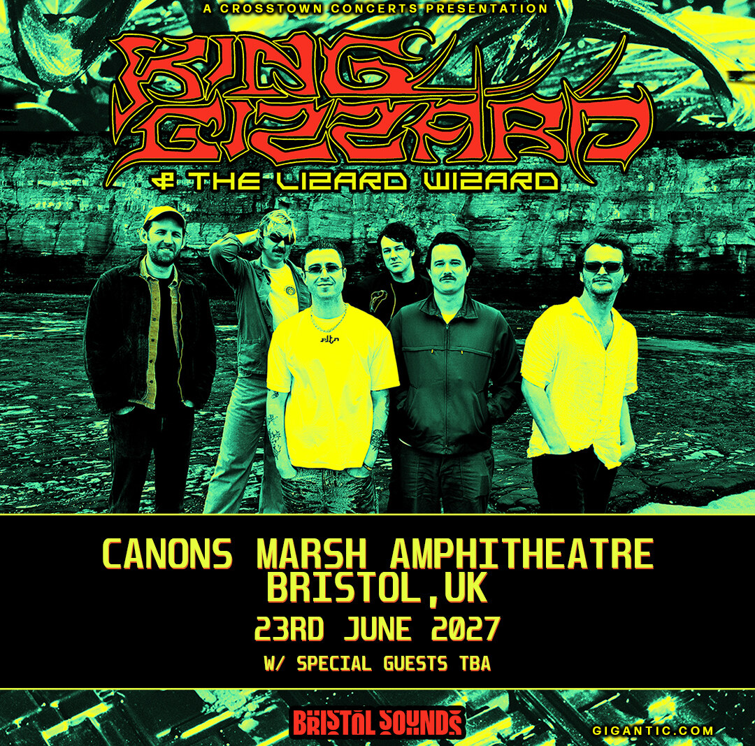 King Gizzard & The Lizard Wizard confirm major Bristol Sounds 2027 show!