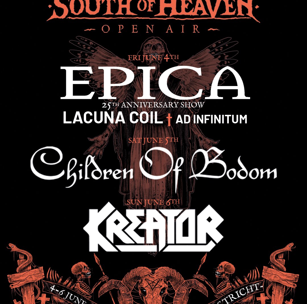 South of Heaven will hold its third edition at the Gashouder in Maastricht.
