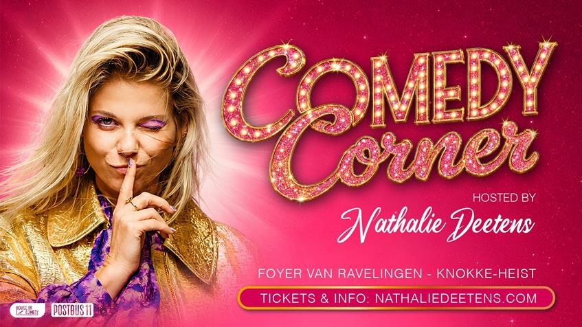 Nathalie Deetens kondigt drie nieuwe Comedy Corner-avonden aan in Knokke-Heist