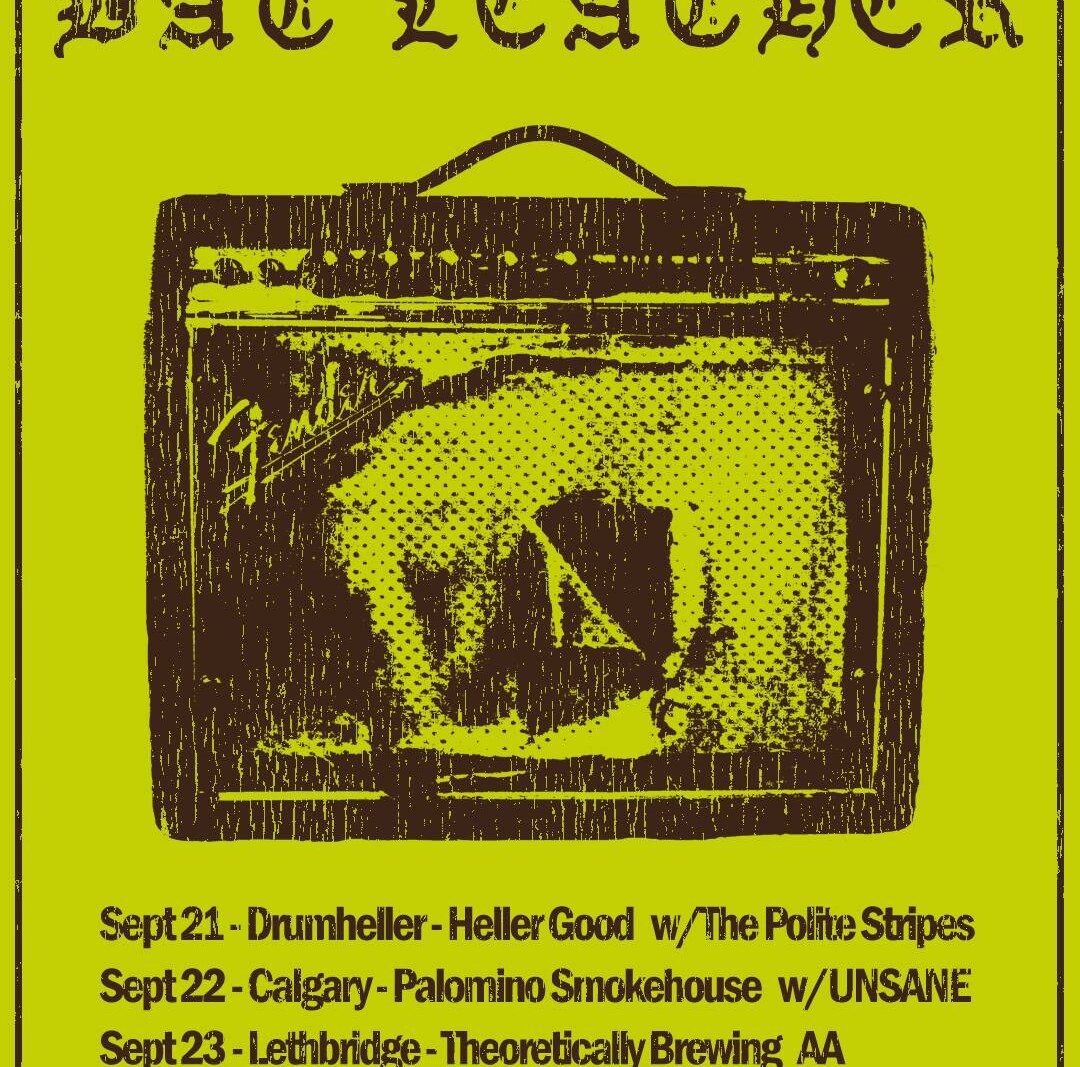 No List Records Announces Vinyl Release of Brutal Minimalist Noise Rock BAT LEATHER's New Album "Dark Arts" + Alberta Tour Dates