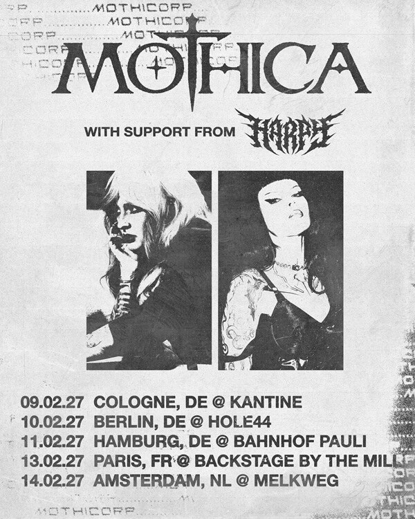 Mothica Announces European Tour With Harpy