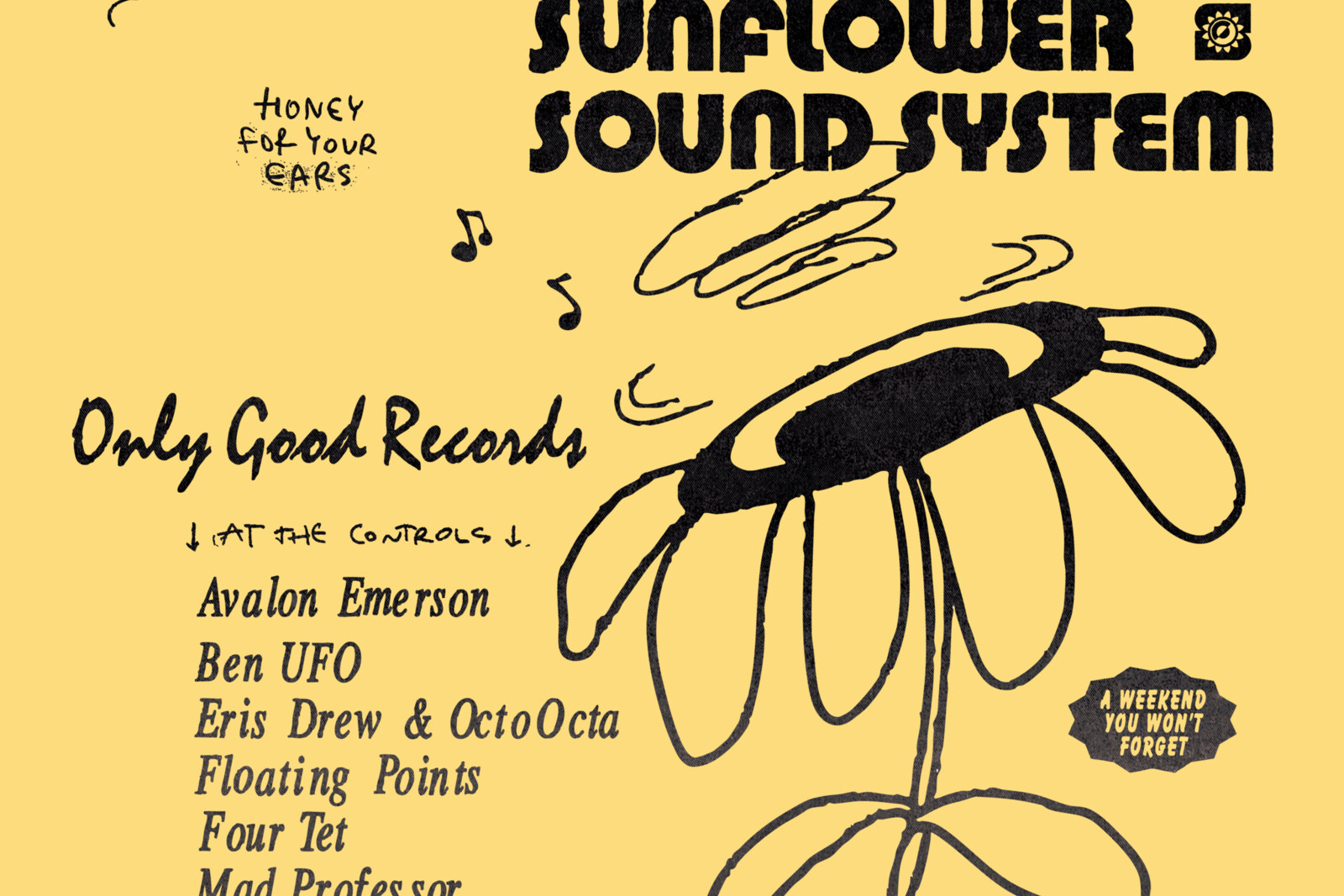 Head Trip and Floating Points Announce Sunflower Sound System US Debut - Four Tet, Ben UFO, Avalon Emerson, Eris Drew & Octo Octa, Theo Parrish + More