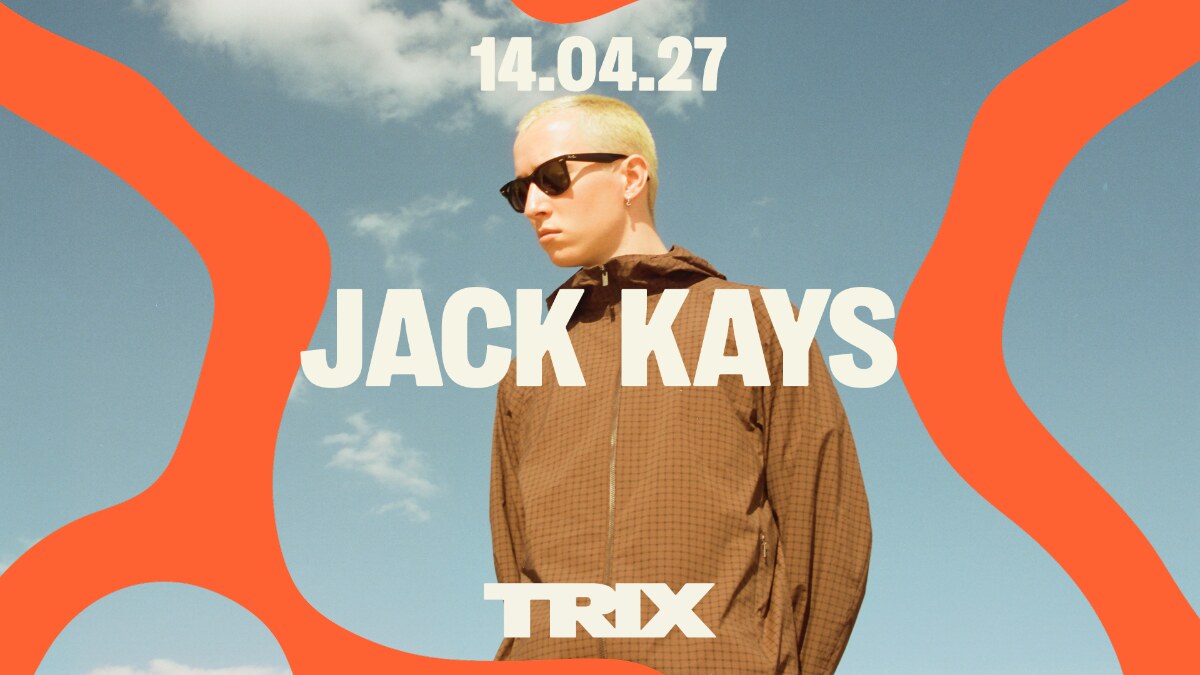 JACK KAYS speelt op woensdag 14 april 2027 in Trix