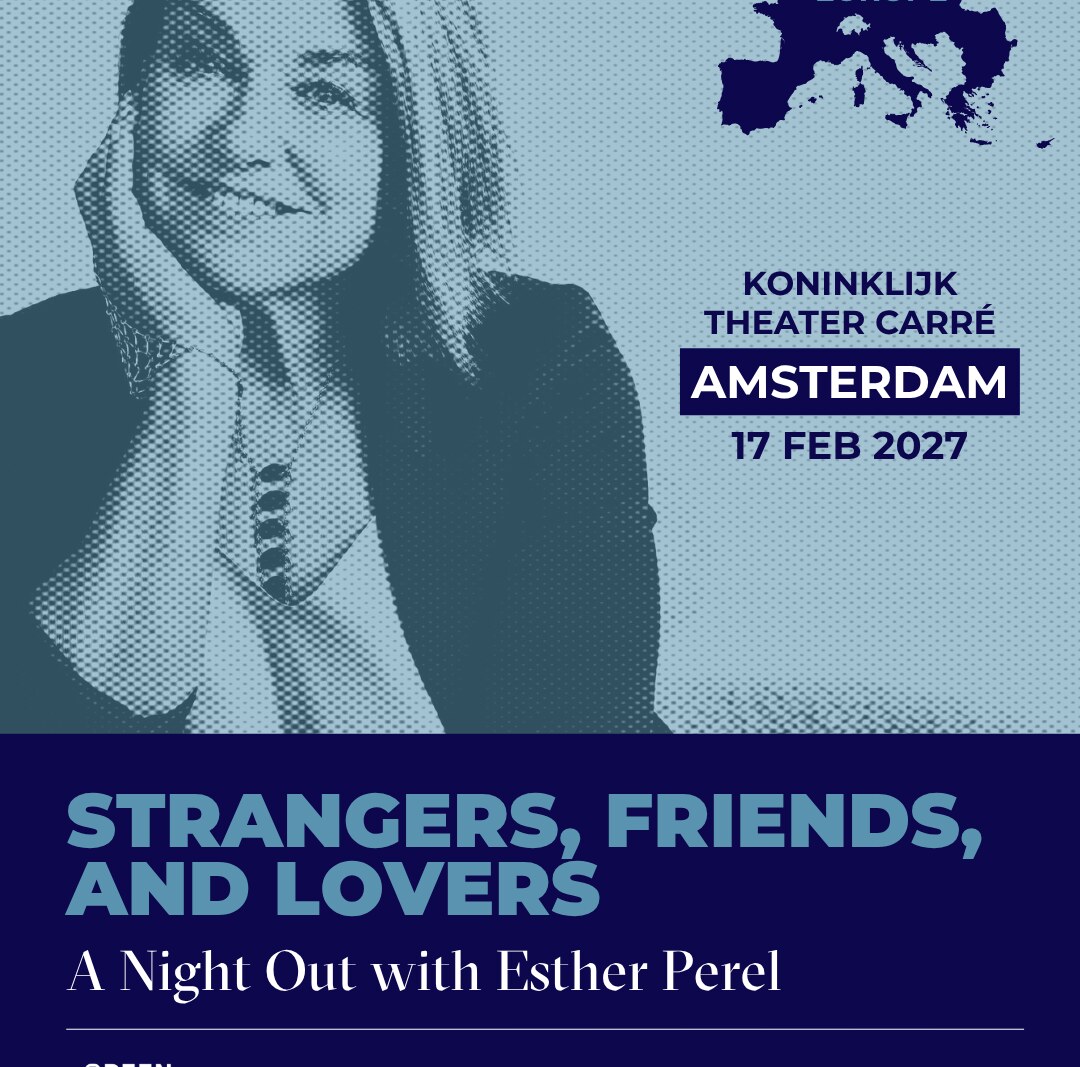Wereldberoemde psychotherapeute Esther Perel op 17 februari naar Koninklijk Theater Carré in Amsterdam.