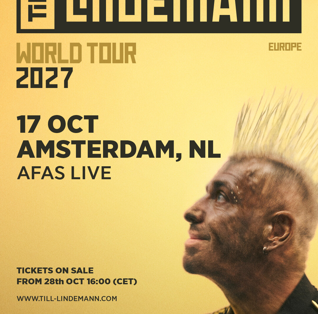 Till Lindemann brengt zijn 'World Tour 2027' naar AFAS Live in Amsterdam