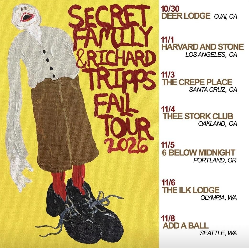 Secret Family: Bay Area/Montana Garage/Rock ‘n’ Roll/Post-Punk Act to Kick Off West Coast Tour w/ Richard Tripps + Share Title Track Video from New LP