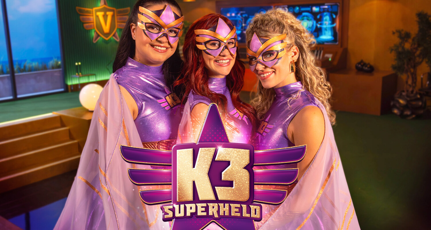 K3 duikt helemaal in de wereld van de Superhelden!