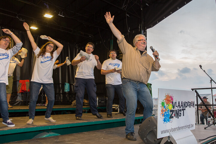 Podium & Sfeer @ Vlaanderen Zingt 2015 in Nieuwpoort